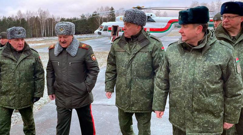 Главнокомандующий ВС Республики Беларусь на 230 полигоне