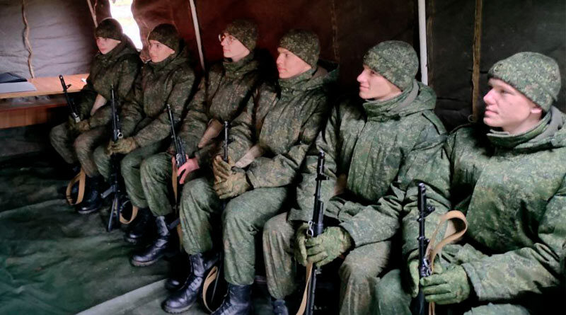Призывники в армии Беларуси