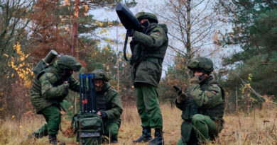 Учение 10 батальона РЭБ