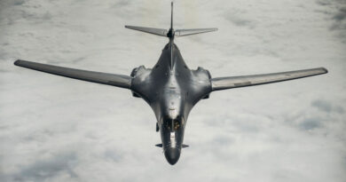 B-1B Lancer в полете