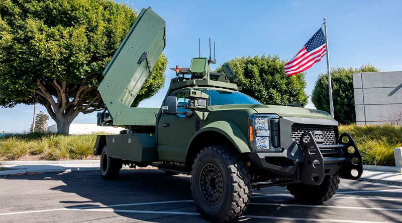 Микроволновый самоходный комплекс Leonidas AGV на базе автомобиля Ford F-600