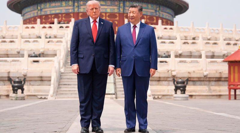 Трамп и Си на встрече в Китае