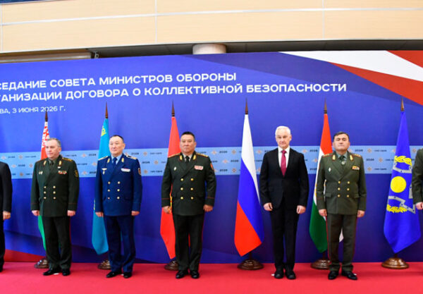 Заседание Совета министров обороны ОДКБ в Москве