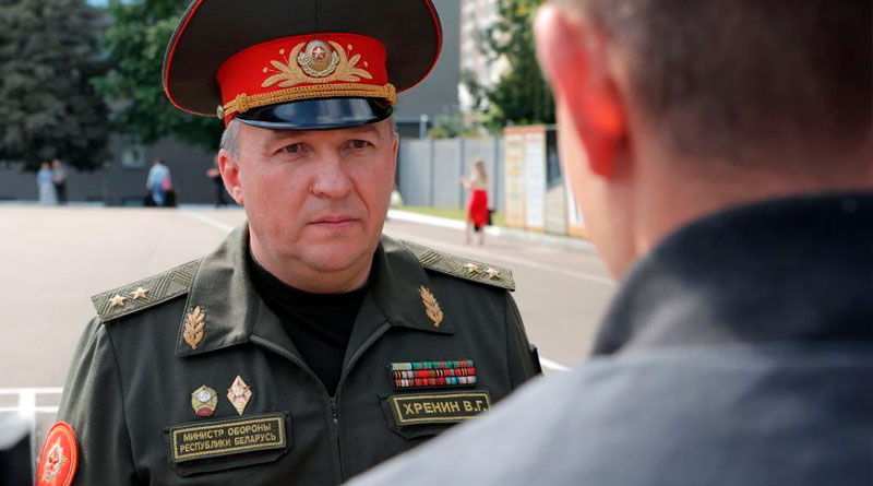Лукашенко заслушал доклад министра обороны Беларуси