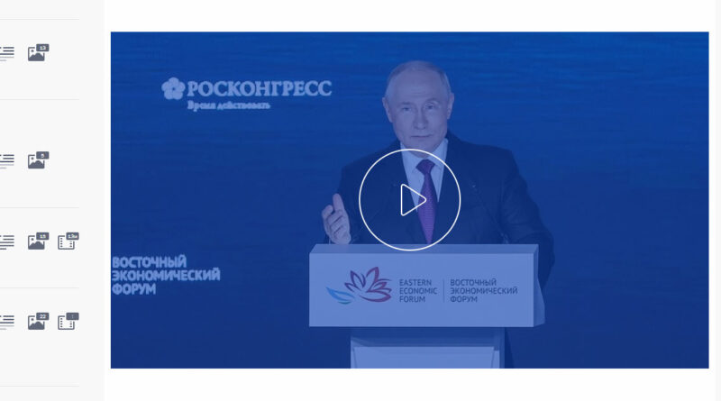 Путин о мобилизации в России