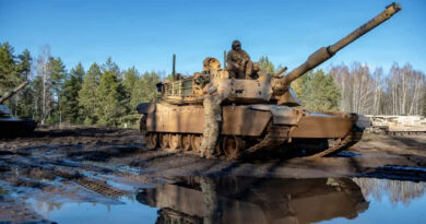Танк M1 Abrams на учениях на восточном фланге НАТО в Польше