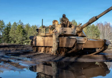 Танк M1 Abrams на учениях на восточном фланге НАТО в Польше